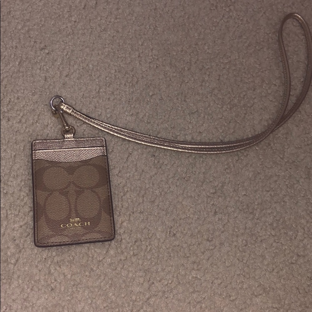 Coach lanyard
